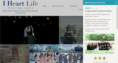 Desktop Screenshot of iheartlifephotography.com